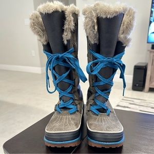 Pre-loved! SOREL Peat Moss Tivoli Tall High Winter Snow Waterproof Boots!